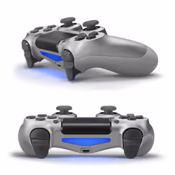 DAM Electronics DMAF0019C94 accessoire de jeux vidéo Noir, Argent Bluetooth/USB Manette de jeu Analogique/Numérique PlayStation 4