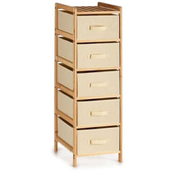 Mueble ancho 5 cajones color crema colección kipit - San Ignacio