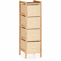 ¡Organiza tu cocina con estilo! Este mueble de 4 cajones en color crema de San Ignacio es perfecto para mantener ordenados tu ...