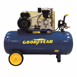 Compresseur dair à Courroie Goodyear 100L - 3CV - 2250W - 10 bar - Débit 350L/min