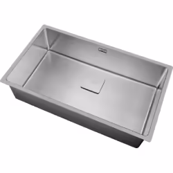 Teka Flex Linea RS15 71.40, Evier encastré, Rectangulaire, Acier inoxydable, Acier inoxydable, 1 bols, Rectangulaire