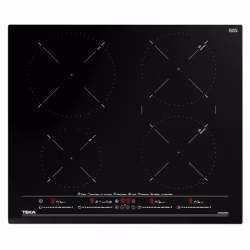 Teka IZC 64630 BK MST, Noir, Intégré, 60 cm, Plaque avec zone à induction, Verre, 4 zone(s)