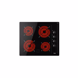 Teka TBC 64000 XFL, Noir, Intégré, 60 cm, Céramique, Verre-céramique, 4 zone(s)