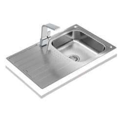 Teka UNIVERSE 45 T-XP 1C 1E Evier à poser Rectangulaire Acier inoxydable