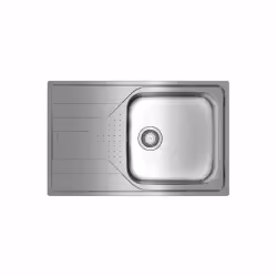 Teka UNIVERSE 50 T-XP 1C 1E MAX, Evier à poser, Rectangulaire, Acier inoxydable, Acier inoxydable, 1 bols, Carré