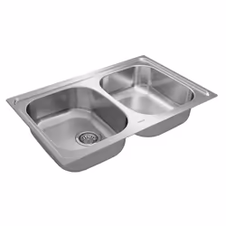 Teka Universe 80 T-XP 2C Evier à poser Rectangulaire Acier inoxydable - Vue supplémentaire 4