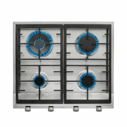 Teka PLACA ENCASTRAR - EX 60.1 4G AI AL DR CI BTN - 8434778019520 Acier inoxydable Intégré 58 cm Gaz 4 zone(s)