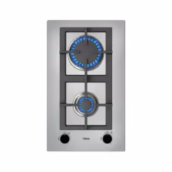 Teka EFX 30.1 2G AI AL IC, Acier inoxydable, Intégré, 30 cm, Gaz, Acier inoxydable, 2 zone(s)