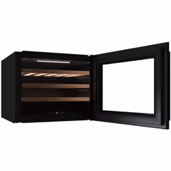 Teka RVI 10024 GBK, Refroidisseur de vin thermoélectrique, Pose libre, 24 bouteille(s), 85 W, F, Noir