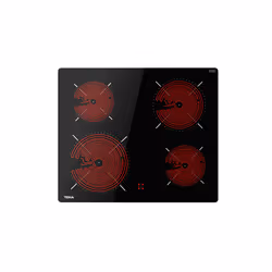 Teka TTC 64010 CRD Noir Intégré 60 cm Céramique 4 zone(s)