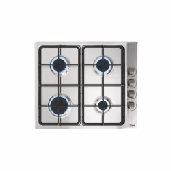 Teka E/60.3 40, Acier inoxydable, Intégré, 60 cm, Gaz, Acier inoxydable, 4 zone(s)