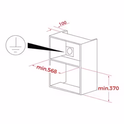 Teka NEO MS 6200 BIS SS Acier inoxydable Micro-ondes grill Intégré 20 L 1200 W - Vue supplémentaire 8