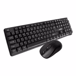 COOL 8434847033402, Taille réelle (100 %), Sans fil, QWERTY, Noir, Souris incluse
