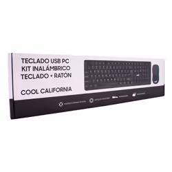 COOL 8434847033402 clavier Souris incluse maison/bureau QWERTY Espagnole Noir