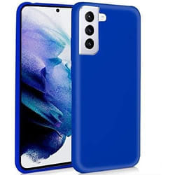 Coque Silicone - COOL - Samsung Galaxy S21 Plus - Protection maximale - Souple - Bleu