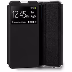 Coque Flip Cover - COOL - Oppo A94 5G/Reno 5Z - Cuir Synthétique - Noir - Lisse
