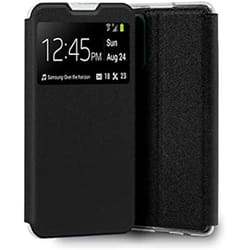 Coque Flip Cover - COOL - Oppo A94 5G/Reno 5Z - Cuir Synthétique - Noir - Lisse