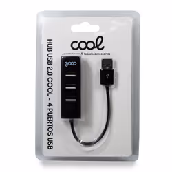 COOL 8434847053820 hub & concentrateur USB 2.0 480 Mbit/s