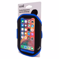 COOL Accesorios 8434847060347 15,2 cm (6") Boîte à brassard Noir, Bleu