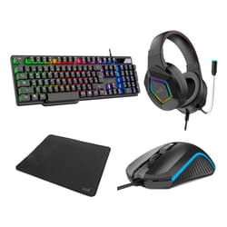 COOL 8434847060736 clavier Souris incluse Jouer USB QWERTY Espagnole Noir