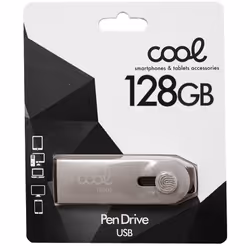 COOL 8434847061368 lecteur USB flash 128 Go USB Type-A 2.0 Argent