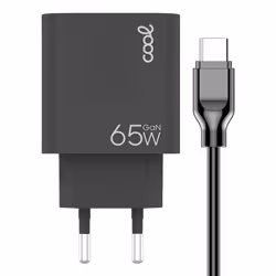 COOL 8434847064079 chargeur d'appareils mobiles Ordinateur portable, Smartphone, Tablette Noir Secteur Charge rapide Intérieure