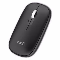 COOL 8434847066585, Ambidextre, Optique, Bluetooth + USB Type-A, 1200 DPI, Noir