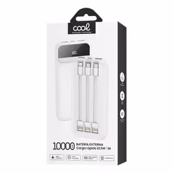 COOL 8434847069630 banque d'alimentation électrique Lithium Polymère (LiPo) 10000 mAh Blanc - Vue supplémentaire 4