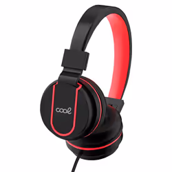 COOL Accesorios 8434847070155 Écouteurs Avec fil Arceau Jouer Noir, Rouge