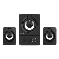 COOL 8434847070933 set d'enceintes 11 W PC/ordinateur portable Noir 2.1 canaux 6 W
