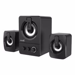 COOL 8434847070933 set d'enceintes 11 W PC/ordinateur portable Noir 2.1 canaux 6 W