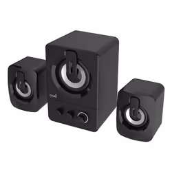 COOL 8434847070933 set d'enceintes 11 W PC/ordinateur portable Noir 2.1 canaux 6 W