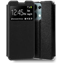 Coque Cool Flip Cover pour Xiaomi Redmi Note 13 Pro Uni Noir