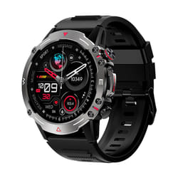 COOL 8434847073538 smartwatche et montre de sport 3,63 cm (1.43") AMOLED 46 mm Numérique 466 x 466 pixels Écran tactile Noir, Gris