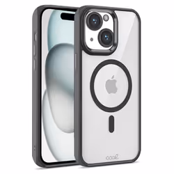 COOL Accesorios COOL, Housse, Apple, iPhone 15, 15,5 cm (6.1"), Noir, Transparent