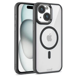 COOL Accesorios COOL coque de protection pour téléphones portables 15,5 cm (6.1") Housse Noir, Transparent