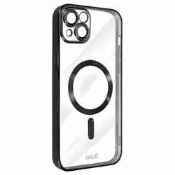 COOL Accesorios COOL coque de protection pour téléphones portables 15,5 cm (6.1") Housse Noir, Transparent