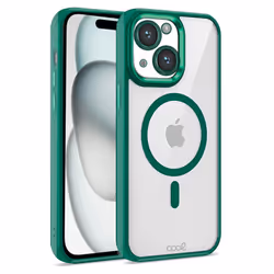 COOL Accesorios COOL, Housse, Apple, iPhone 15, 15,5 cm (6.1"), Vert, Transparent