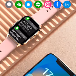 COOL Accesorios Delta Silicona Rosa AMOLED 39 mm Rose - Vue supplémentaire 4