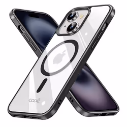 COOL Accesorios COOL coque de protection pour téléphones portables 15,5 cm (6.1") Housse Noir, Transparent - Vue supplémentaire 2