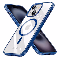 COOL Accesorios COOL coque de protection pour téléphones portables 15,5 cm (6.1") Housse Bleu, Transparent - Vue supplémentaire 2