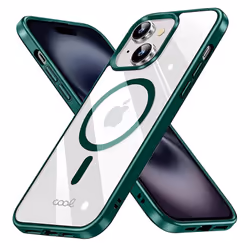 COOL Accesorios COOL coque de protection pour téléphones portables 15,5 cm (6.1") Housse Vert, Transparent - Vue supplémentaire 2