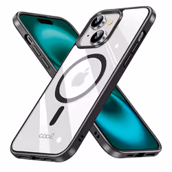 COOL Accesorios COOL coque de protection pour téléphones portables 17 cm (6.7") Housse Noir, Transparent - Vue supplémentaire 3