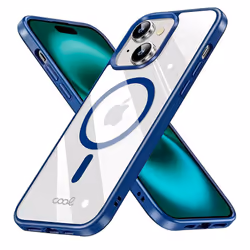 COOL Accesorios COOL coque de protection pour téléphones portables 17 cm (6.7") Housse Bleu, Transparent - Vue supplémentaire 2