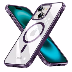 COOL Accesorios COOL coque de protection pour téléphones portables 17 cm (6.7") Housse Transparent, Violet - Vue supplémentaire 2