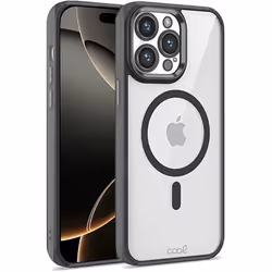 Coque - COOL - iPhone 16 Pro - Magnétique - Bord Noir - Compatible MagSafe