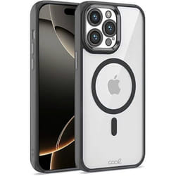 Coque - COOL - iPhone 16 Pro - Magnétique - Bord Noir - Compatible MagSafe