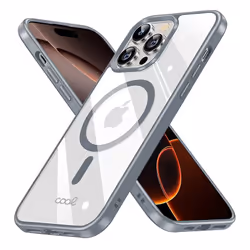 COOL Accesorios COOL coque de protection pour téléphones portables 17,5 cm (6.9") Housse Argent, Transparent