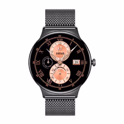 COOL 8434847075808 smartwatche et montre de sport 3,63 cm (1.43") AMOLED 41 mm Numérique 466 x 466 pixels Écran tactile Noir