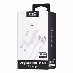 COOL Accesorios 8434847076270 chargeur d'appareils mobiles Téléphone portable Blanc Secteur, USB Intérieure - Vue supplémentaire 2
